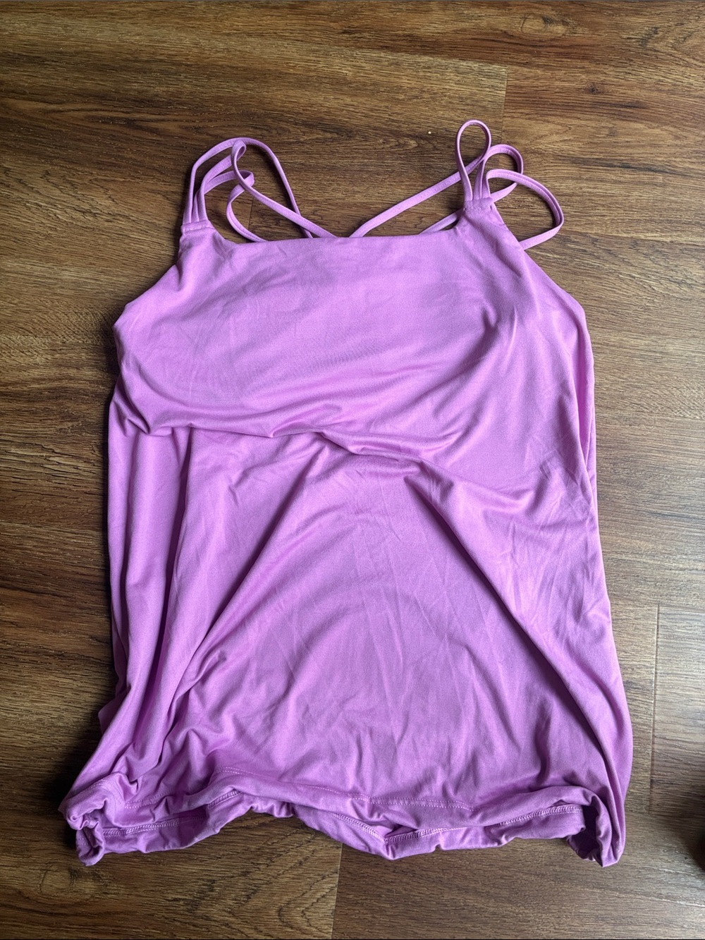 Athleta Pink Strappy Tank Top medium